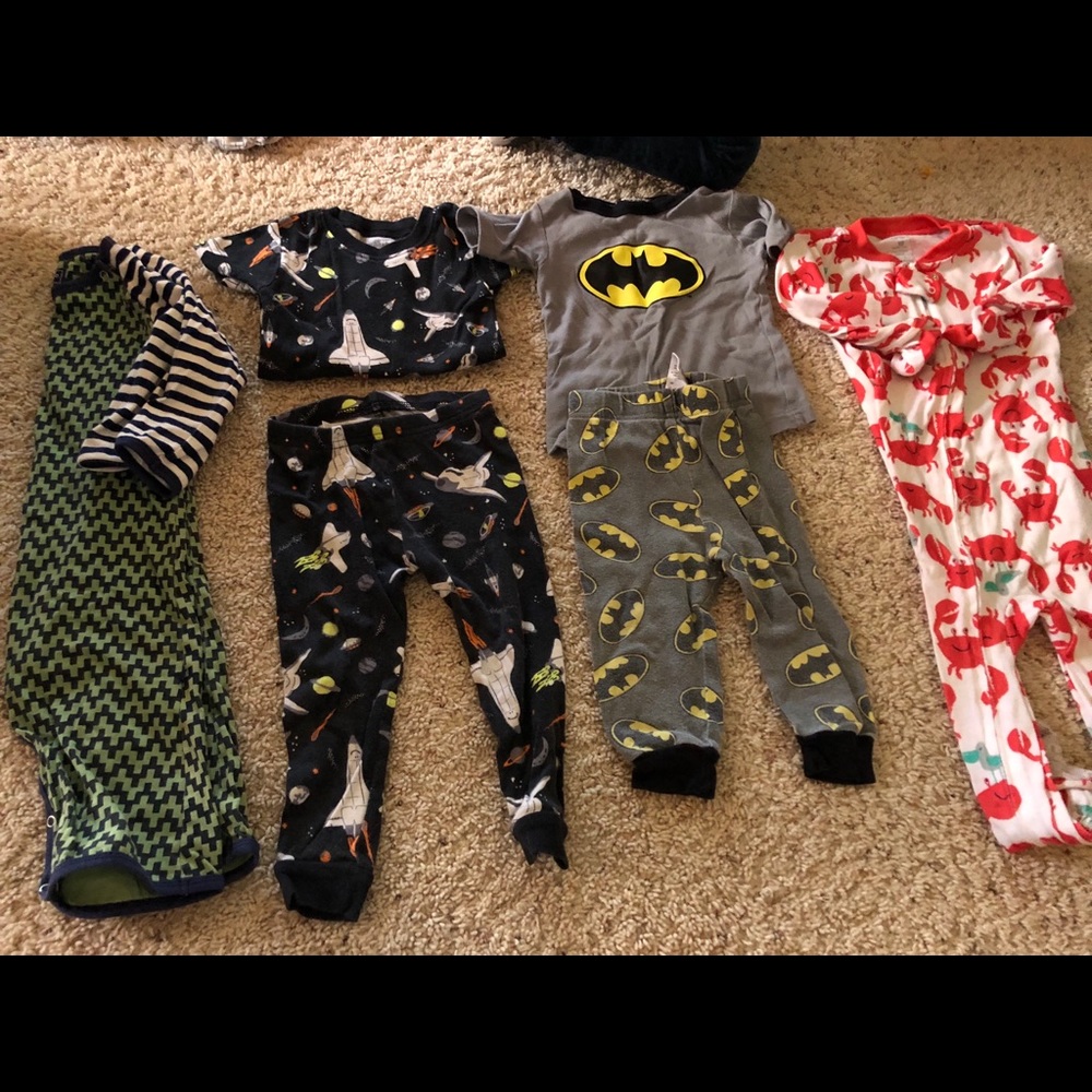 4 sets of 18 month pajamas